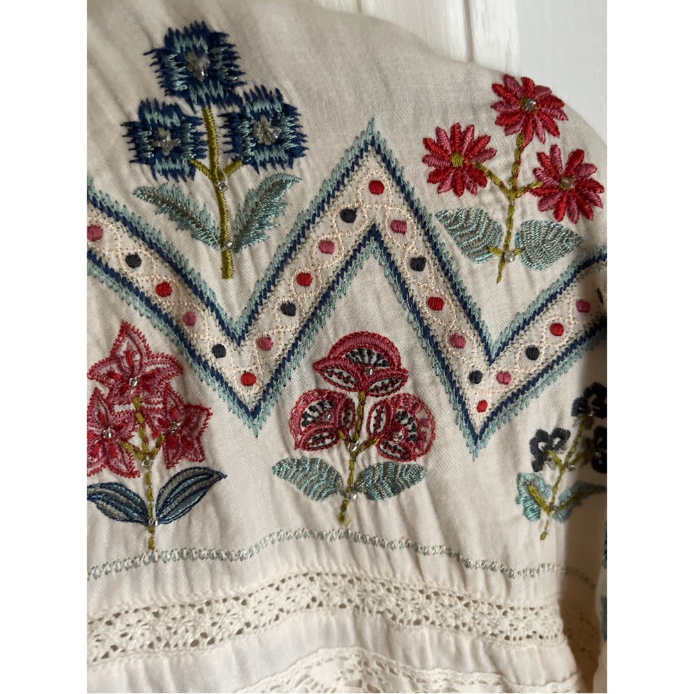 Anthropologie Embroidered Blouse - Picture 3 of 5